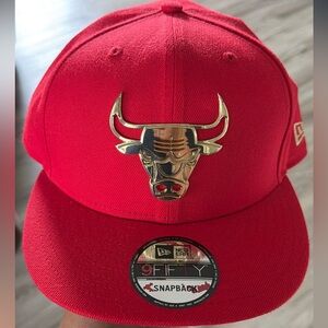 Chicago Bulls Red NBA Metal gold New Era
9fifty SnapBack cap